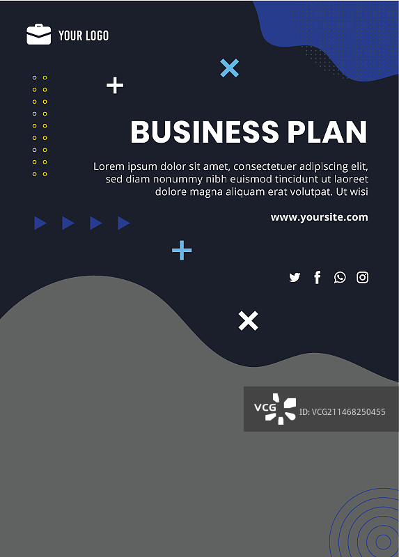 通用商务海报模板图片素材