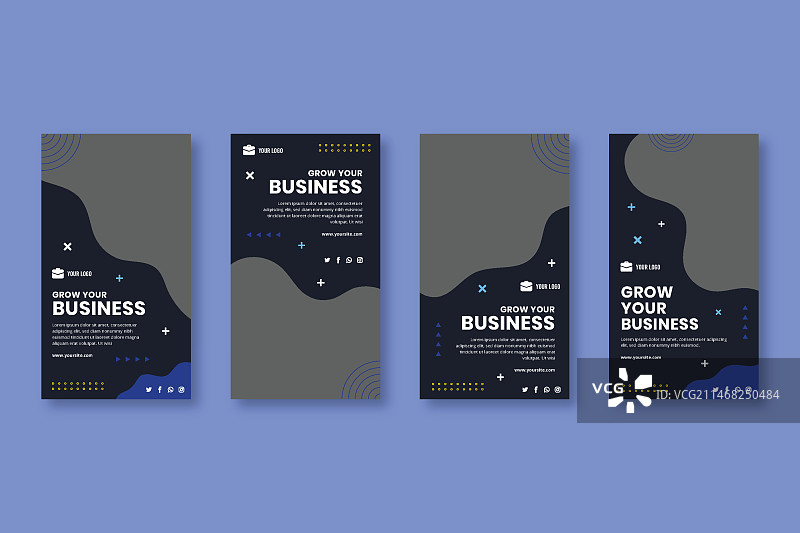 通用商务Instagram快拍模板图片素材