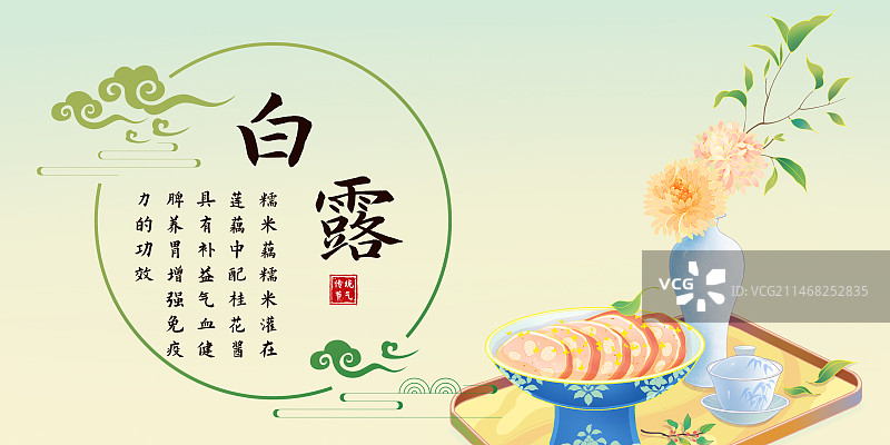 二十四节气白露图片素材