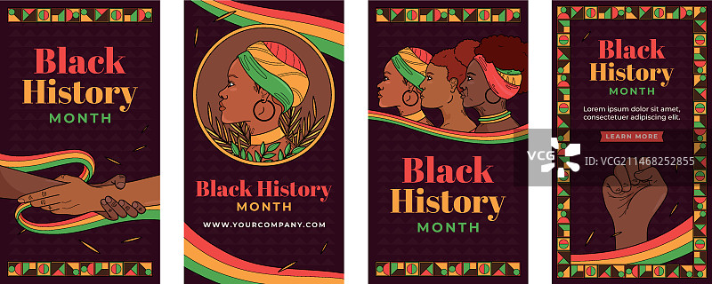 非洲裔历史月Instagram快拍合集图片素材