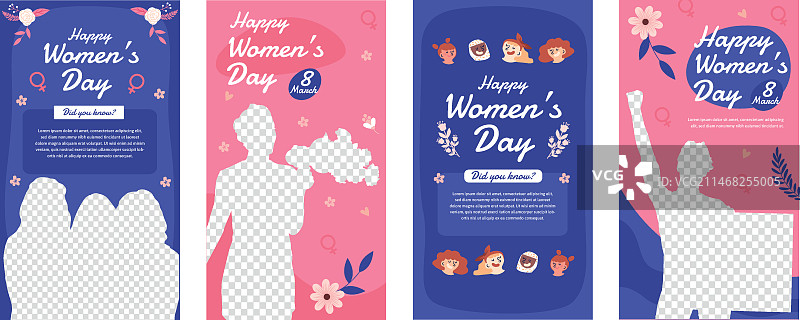 国际妇女节Instagram快拍系列图片素材