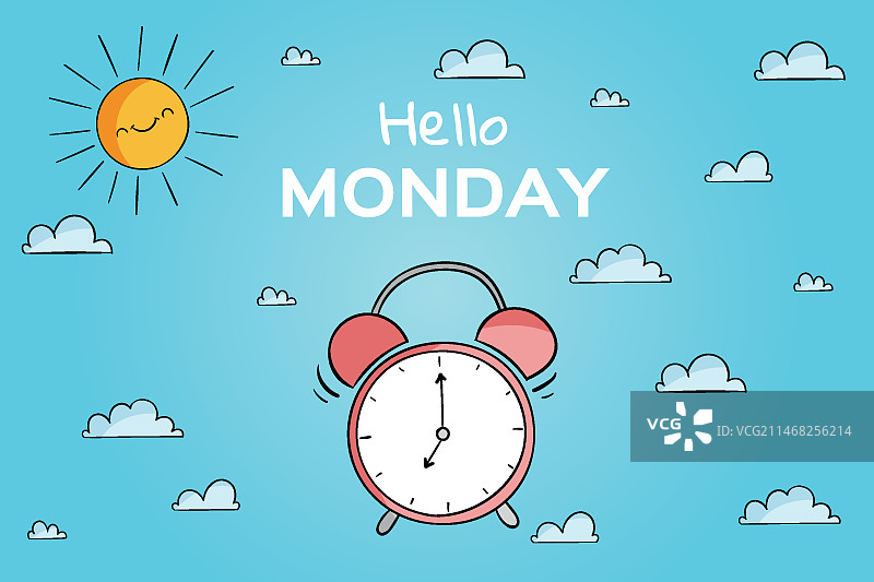 星期一背景图片素材