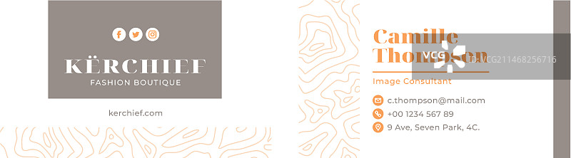 扁平风格简约精品店模板图片素材