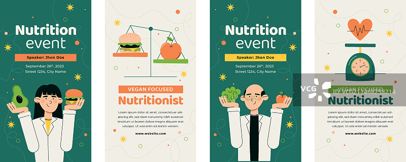 手绘营养师建议Instagram快拍图片素材