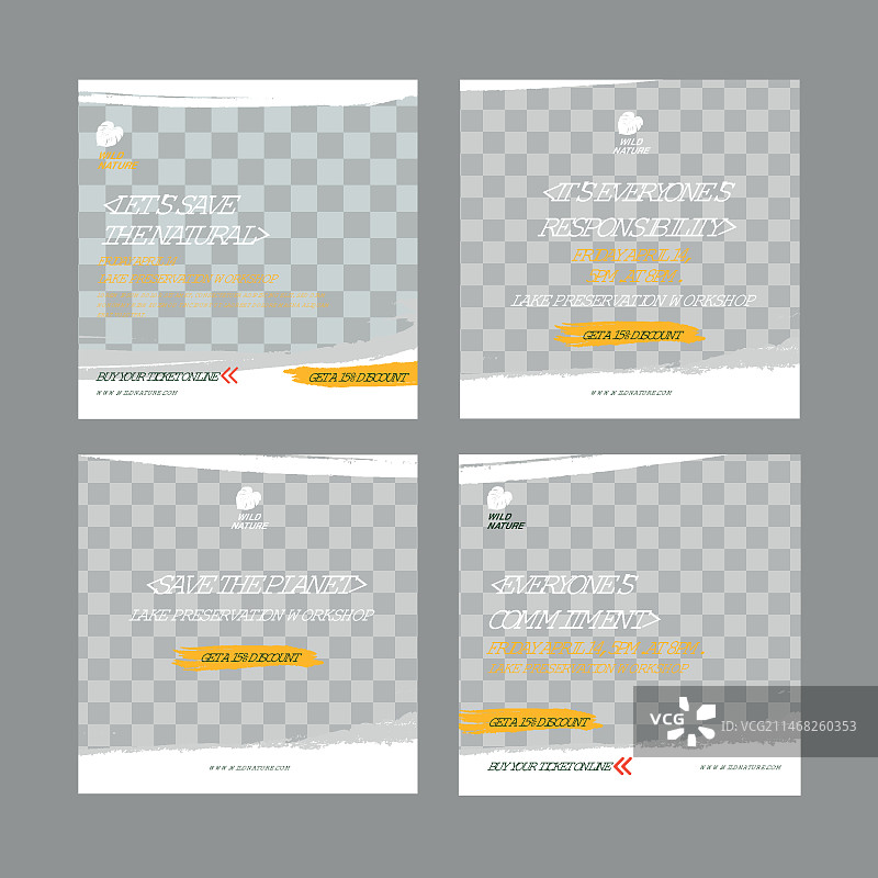 狂野自然Instagram帖子图片素材