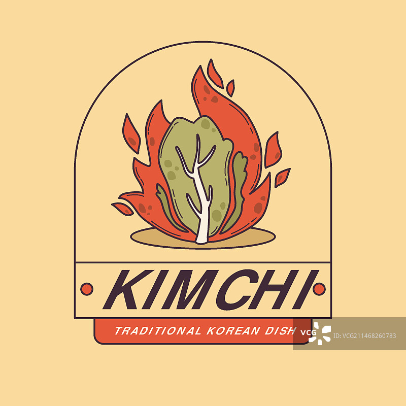 泡菜标志设计模板图片素材