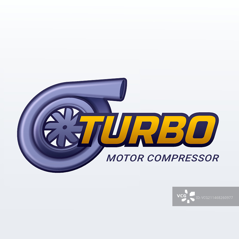 渐变涡轮标志设计图片素材