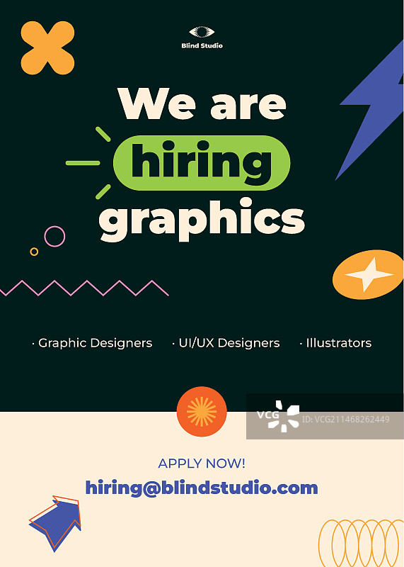 扁平风格招聘海报模板图片素材