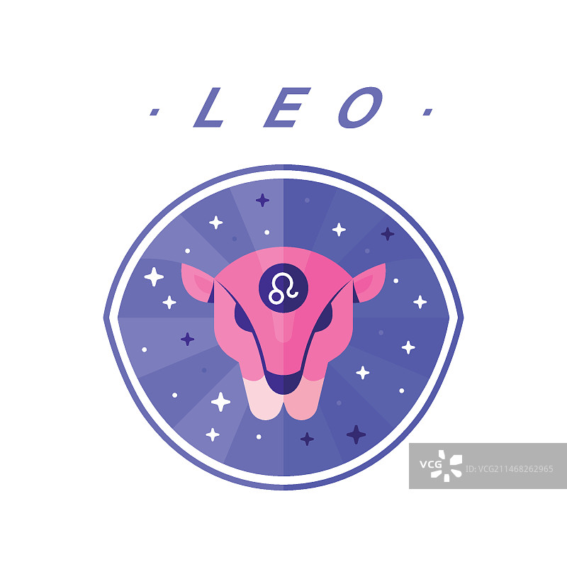 狮子座标志模板图片素材