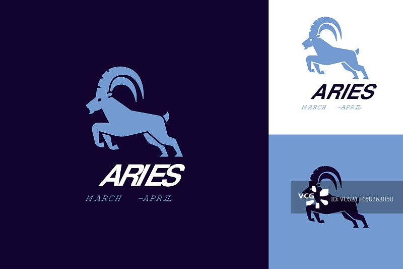 白羊座标志模板图片素材