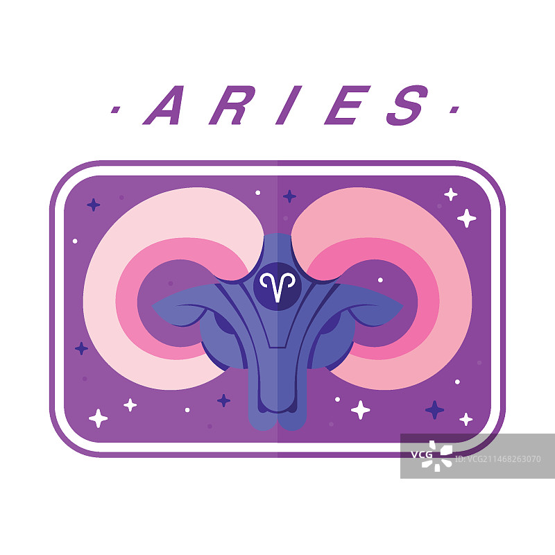 白羊座标志模板图片素材
