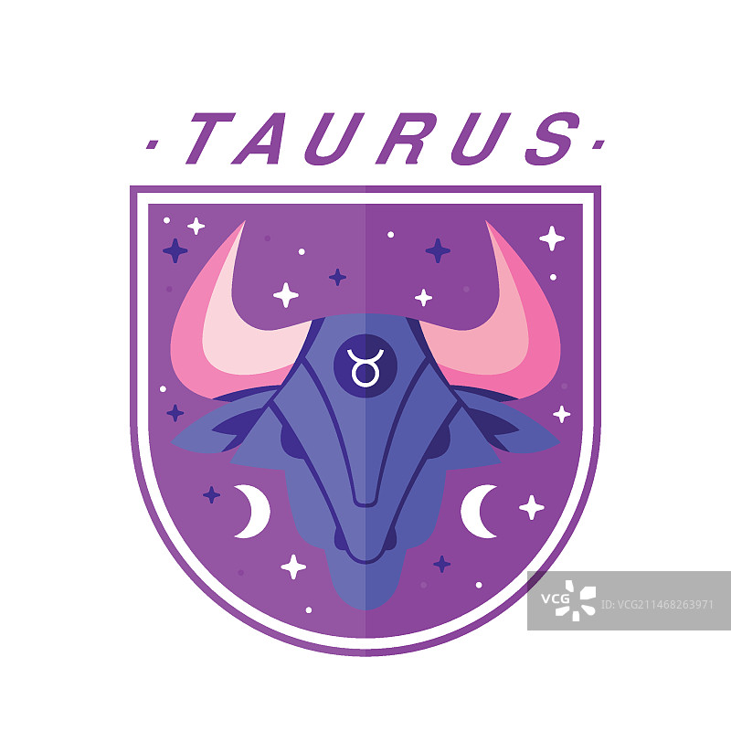 金牛座标志模板图片素材