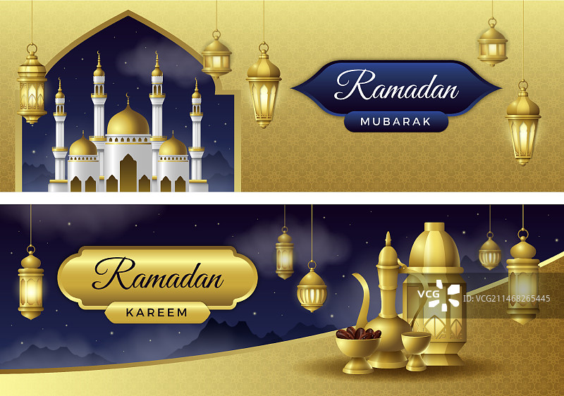 伊斯兰斋月庆祝活动banner图片素材