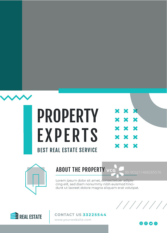 房地产海报模板图片素材