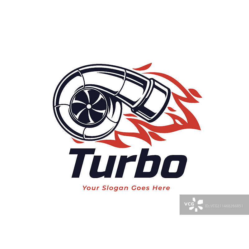 涡轮标志设计模板图片素材
