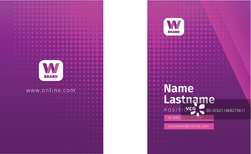 女商人名片模板图片素材