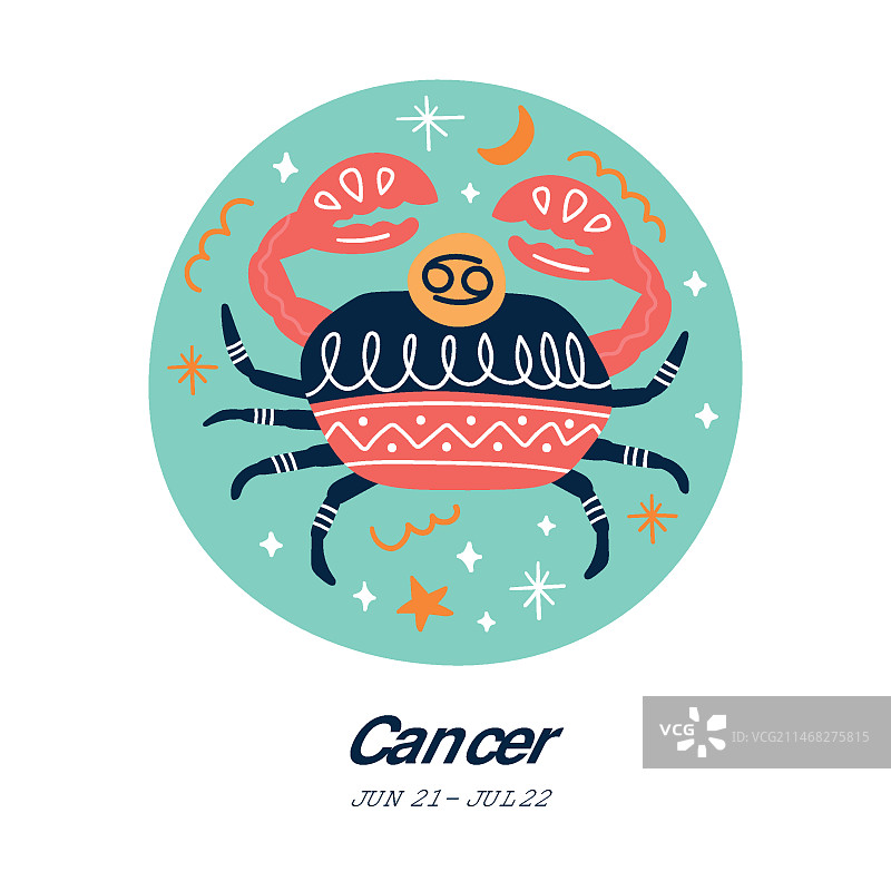 手绘癌症标志模版图片素材