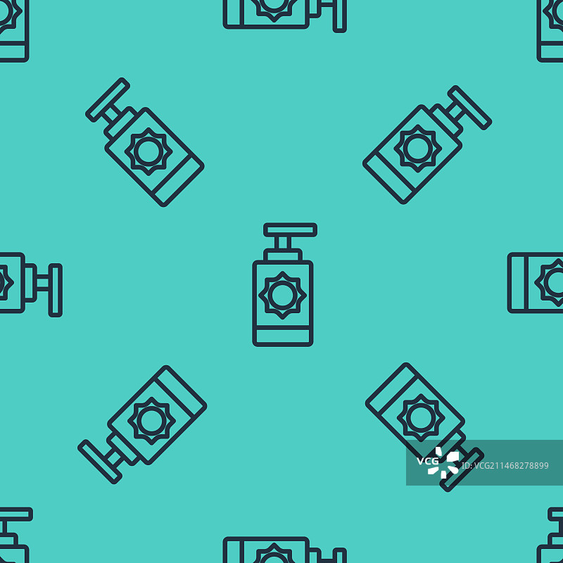 黑色线条防晒喷雾瓶图标图片素材