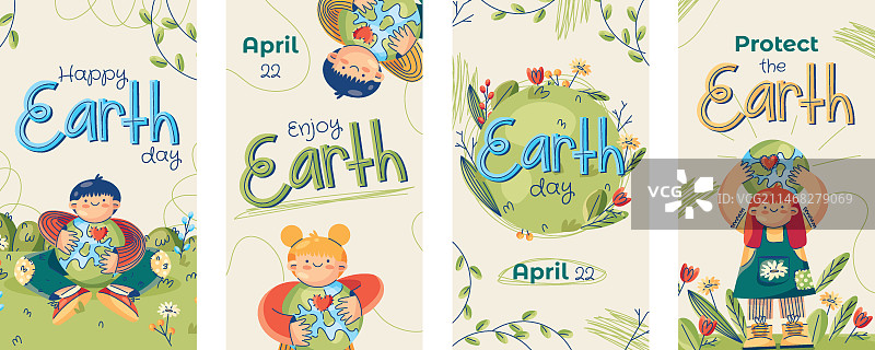 地球日庆祝活动Instagram故事合集图片素材