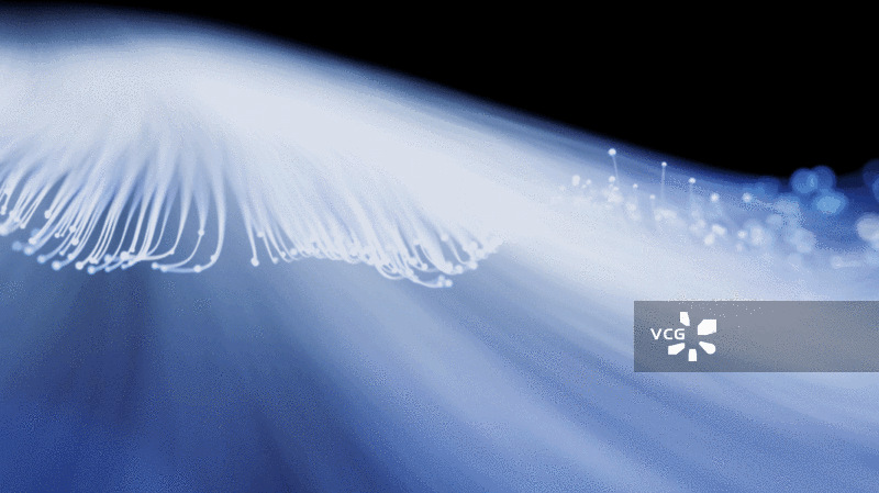 流动生长的粒子曲线背景3D渲染图片素材