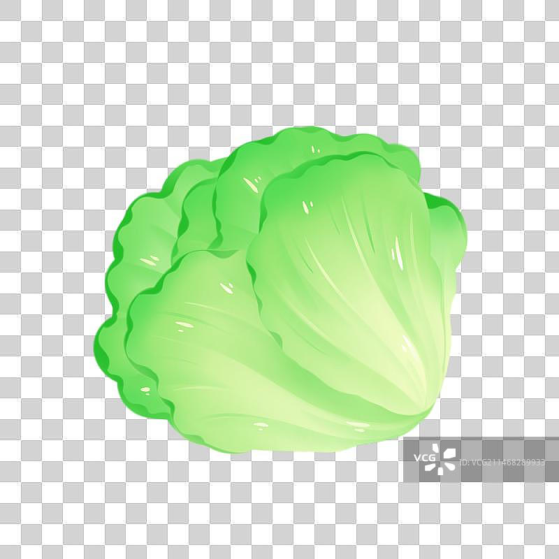 生菜，清新卡通系列免扣元素图片素材