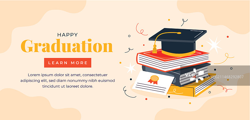 毕业横版banner模板图片素材