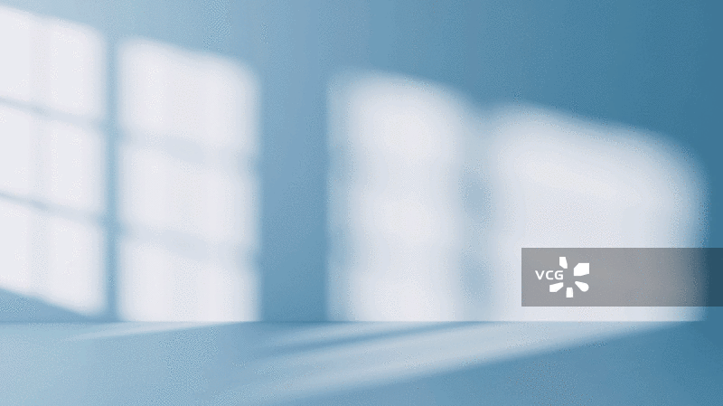 空房间与窗户光影3D渲染图片素材