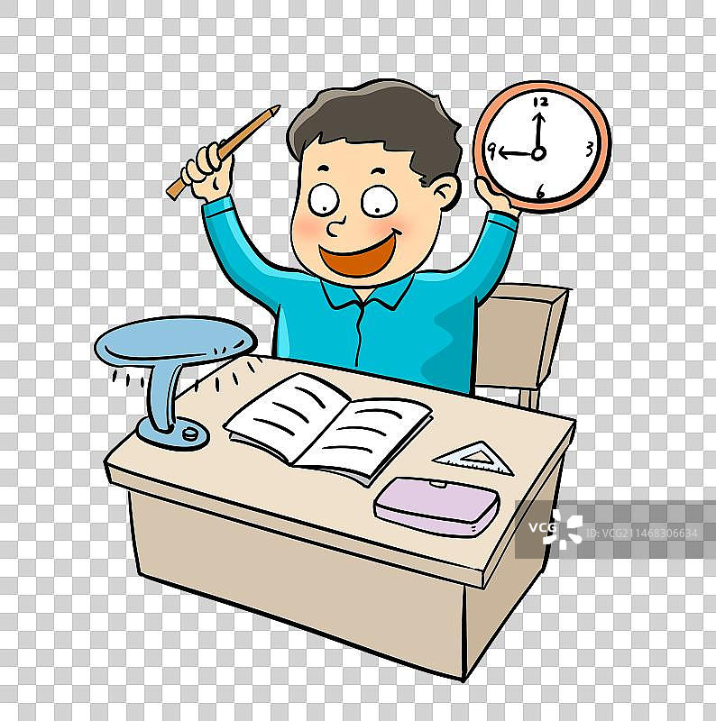 小学作业九点熔断机制图片素材