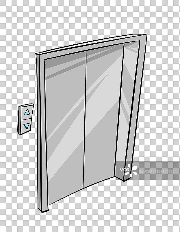 关闭的电梯图片素材