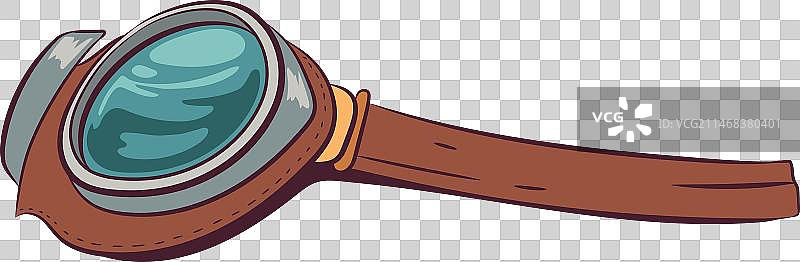 复古摩托车护目镜侧面图片素材