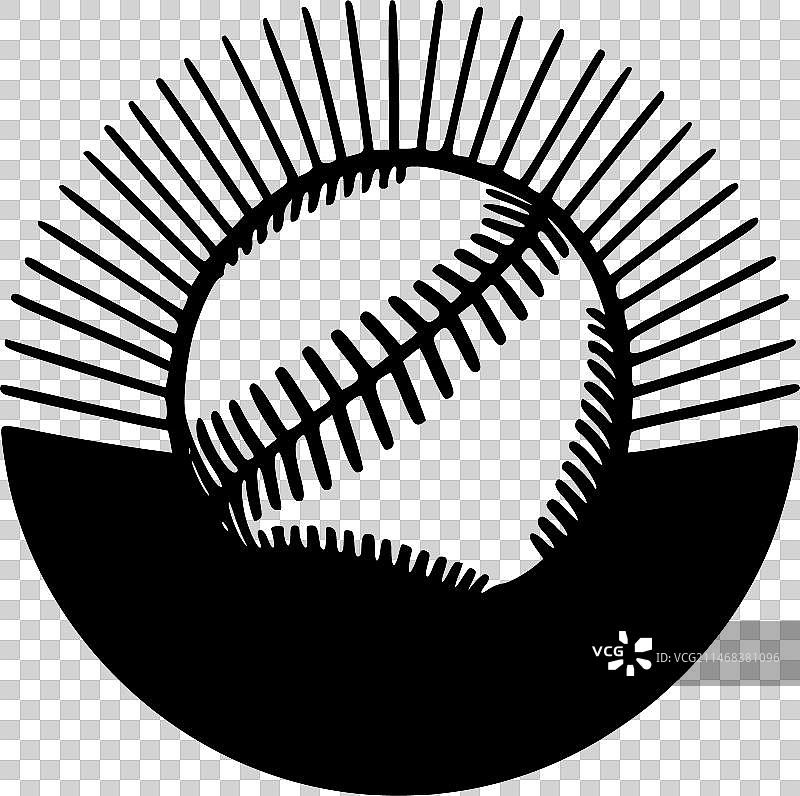 高品质棒球Logo设计（T恤适用）图片素材