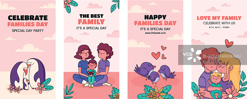 国际家庭日Instagram快拍合集图片素材