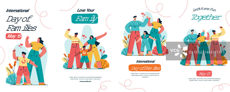 国际家庭日Instagram快拍合集图片素材