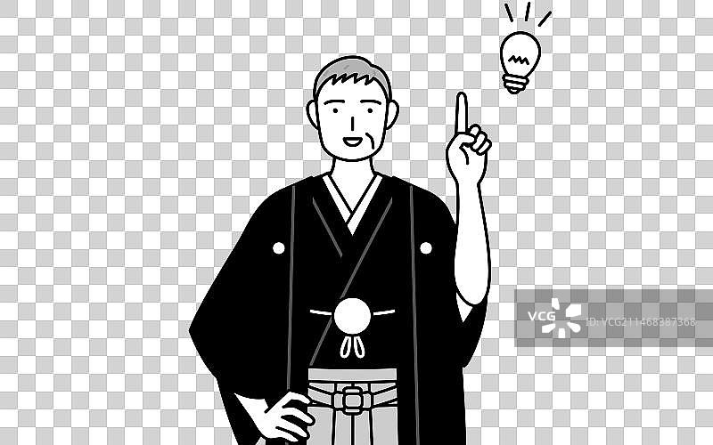 新年和婚礼：年长的男人图片素材