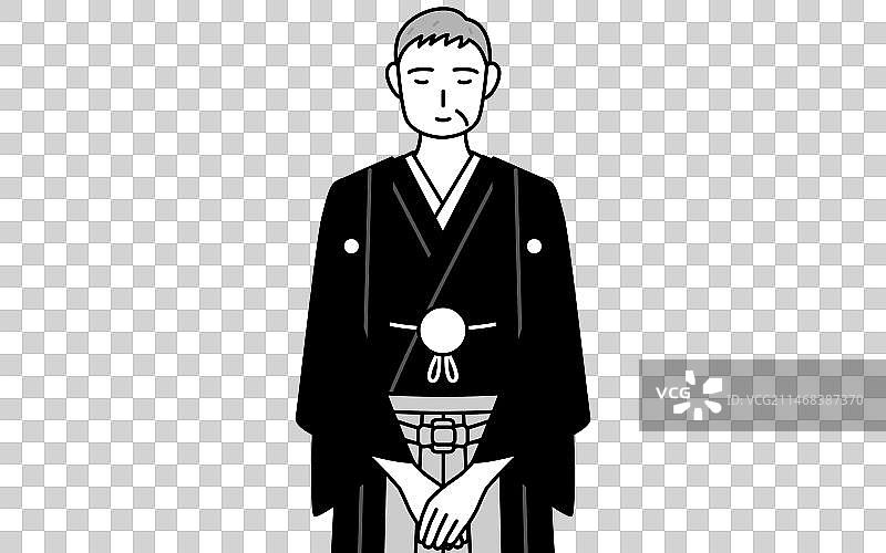 新年和婚礼：年长的男人图片素材