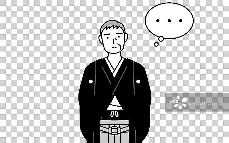 新年和婚礼：年长的男人图片素材