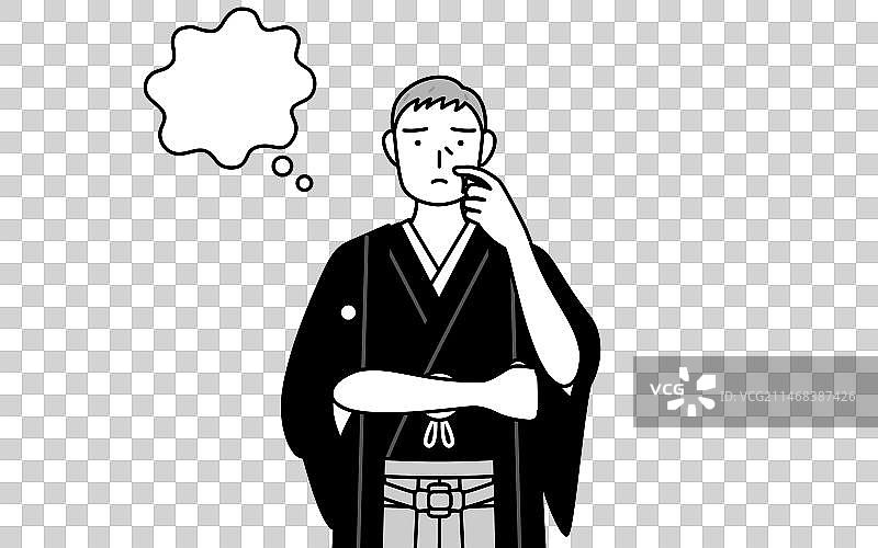 新年和婚礼：年长的男人图片素材
