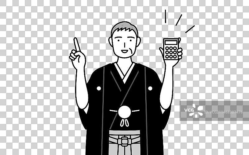 新年和婚礼：年长的男人图片素材