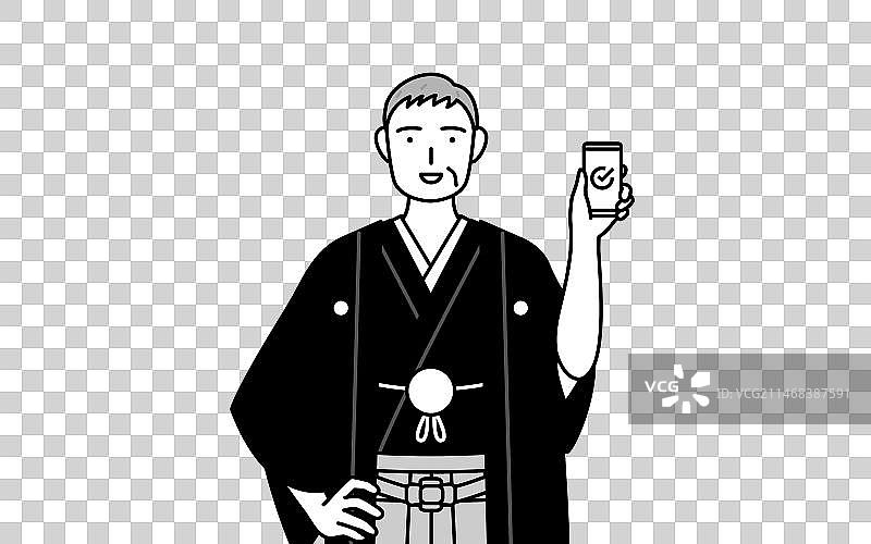 新年和婚礼：年长的男人图片素材