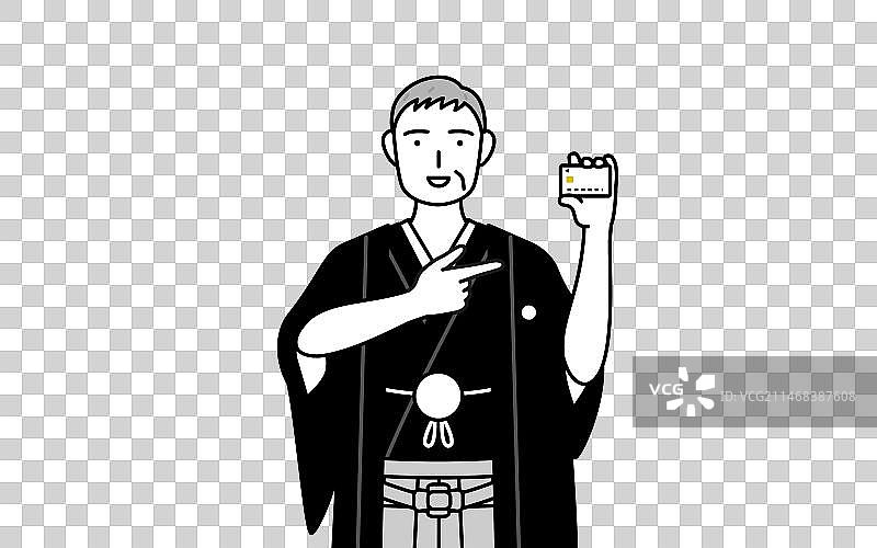 新年和婚礼：年长的男人图片素材