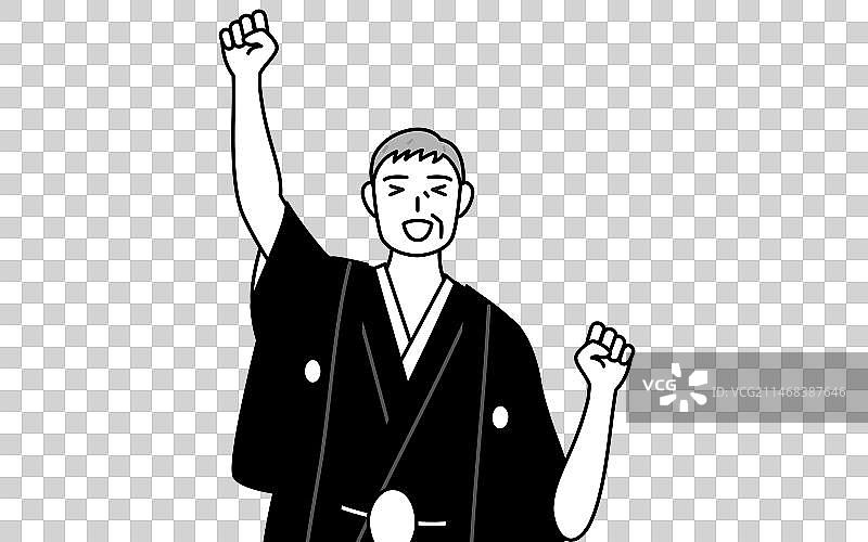 新年和婚礼：年长的男人图片素材