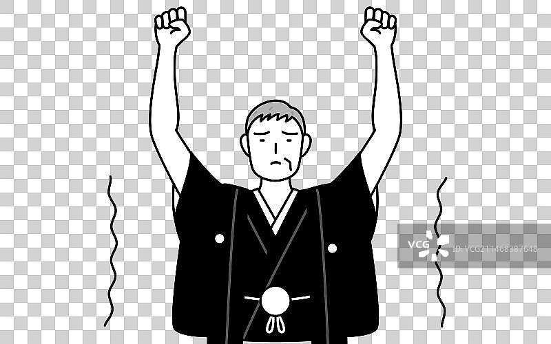 新年和婚礼：年长的男人图片素材