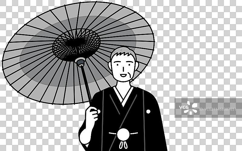 新年和婚礼：年长的男人图片素材