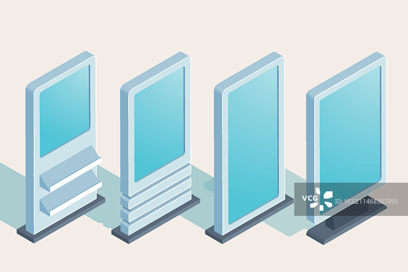 2.5D数字标牌元素合集图片素材