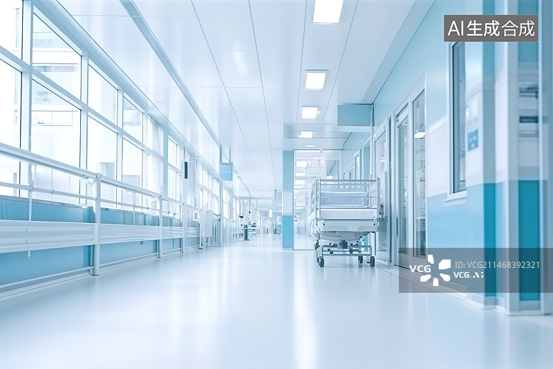 【AI数字艺术】医院室内图片素材