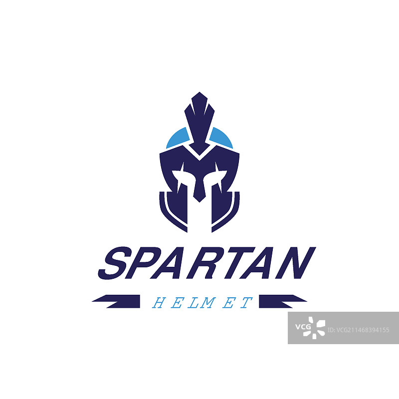 斯巴达头盔logo模板图片素材
