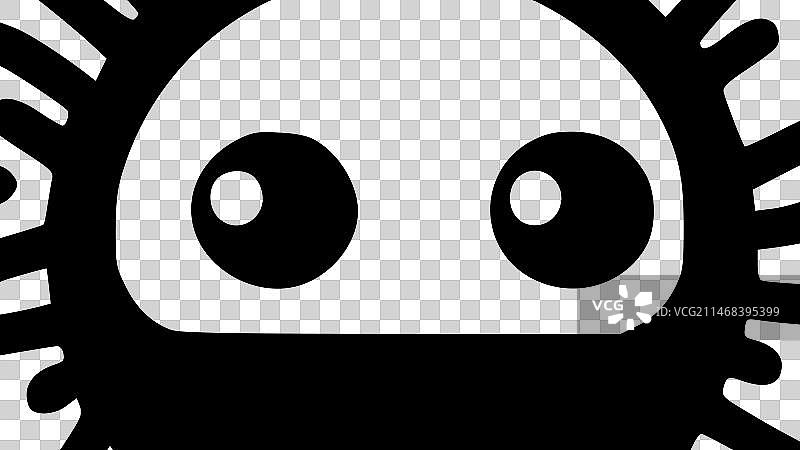 黑白细菌图片素材