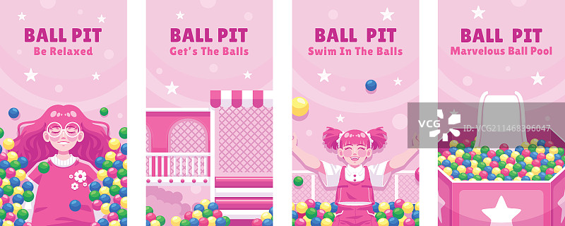 手绘球池Instagram快拍图片素材