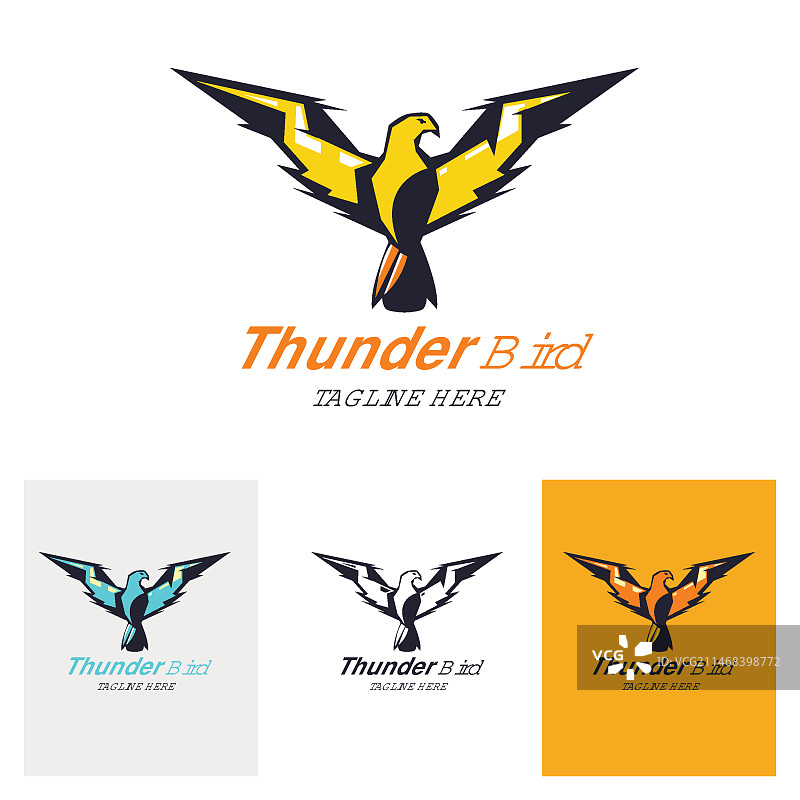 老鹰Logo设计模板图片素材