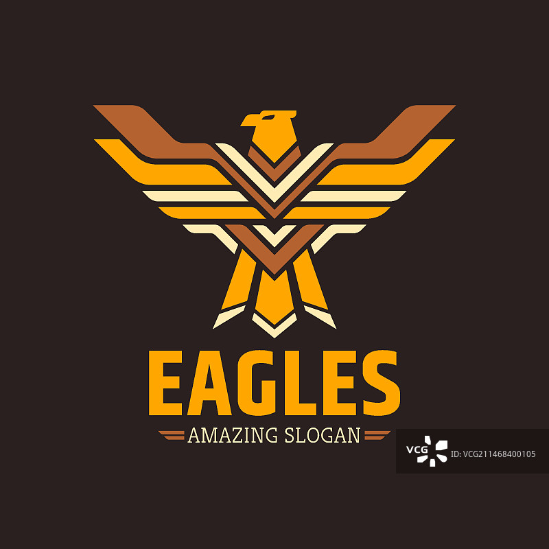 老鹰Logo设计模板图片素材